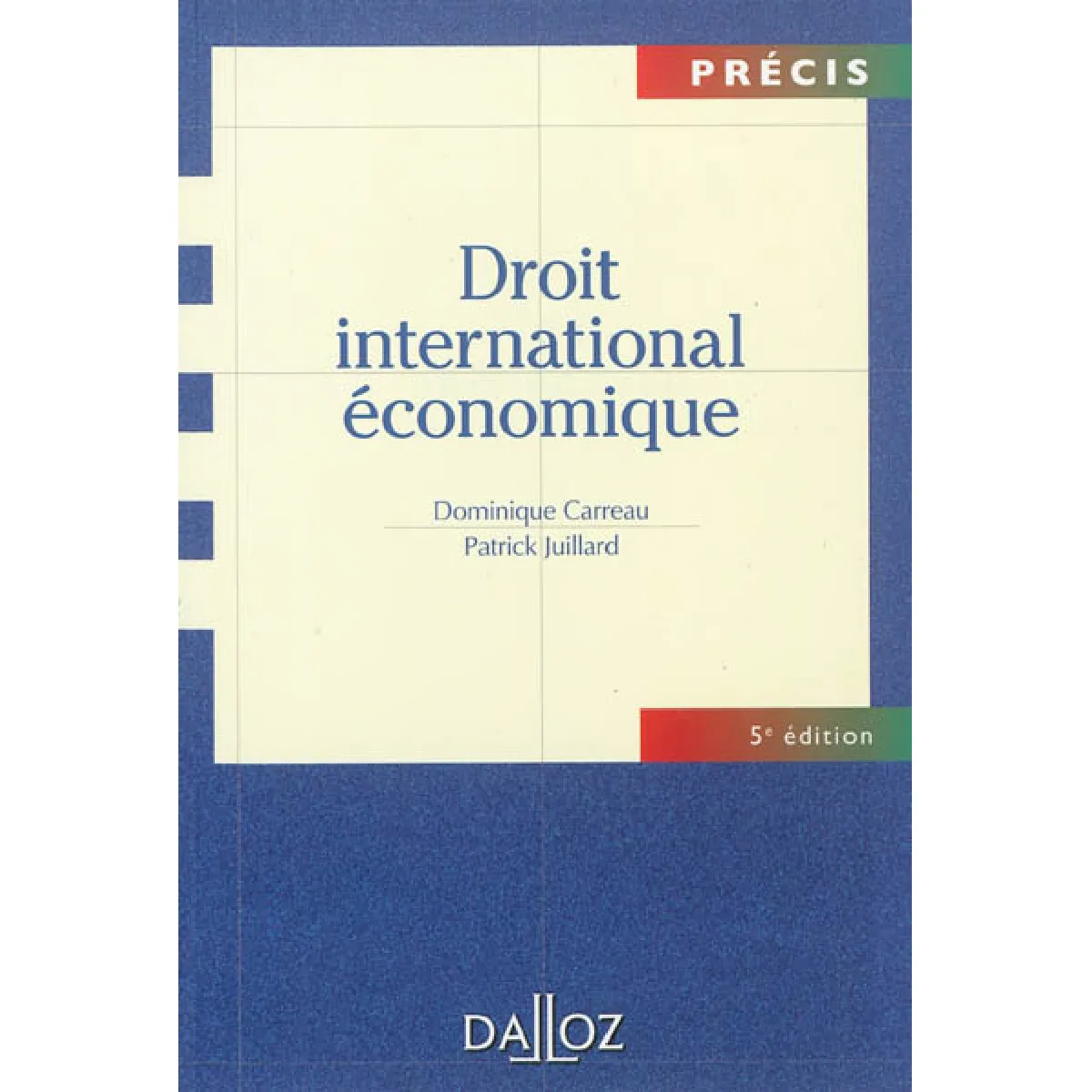 Droit international économique · Occasion