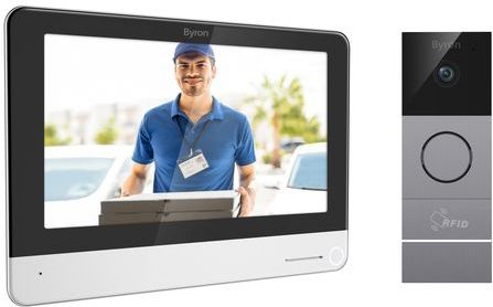 Byron DIC-23312 Bedrade Wi-FI deurbel – Met gratis app – 7 inch touchscreen