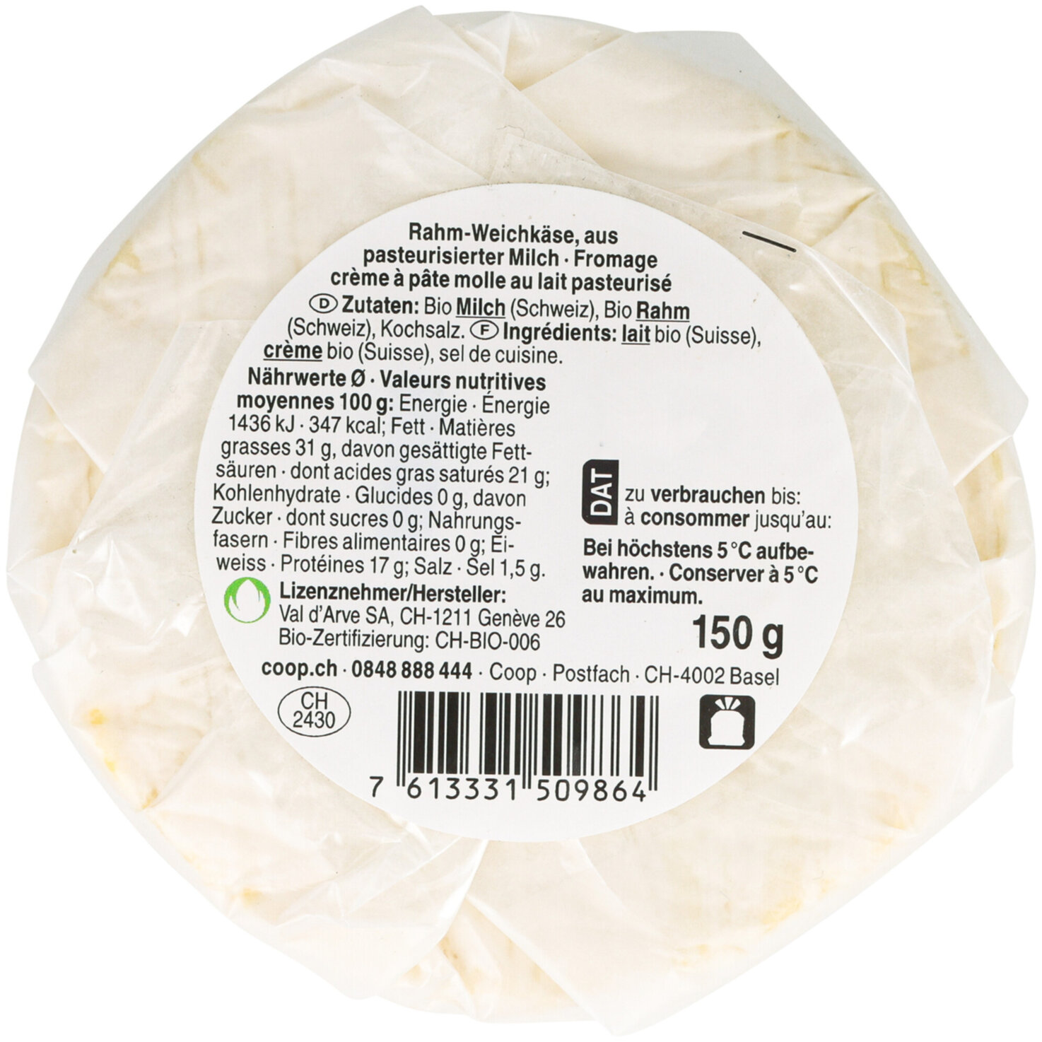 Naturaplan Bio Reblochon
