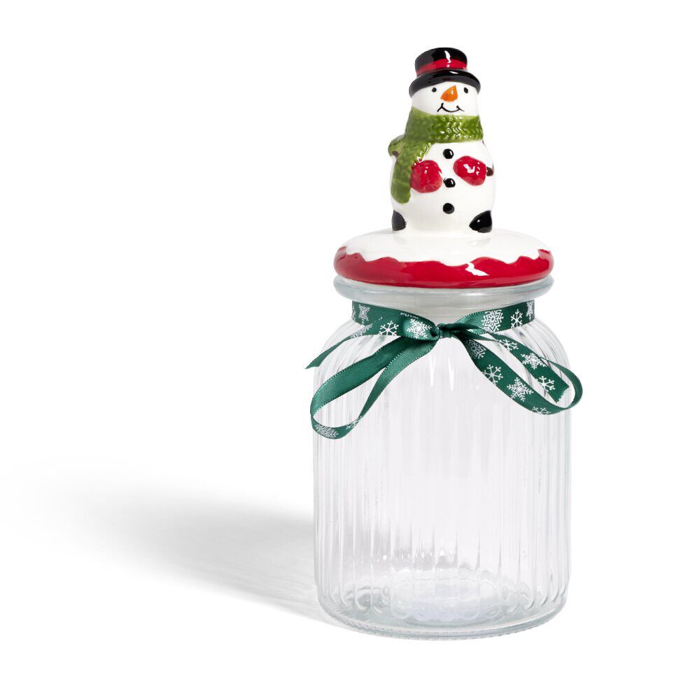 Bonbonnière Noël en verre 1L - 3 modèles