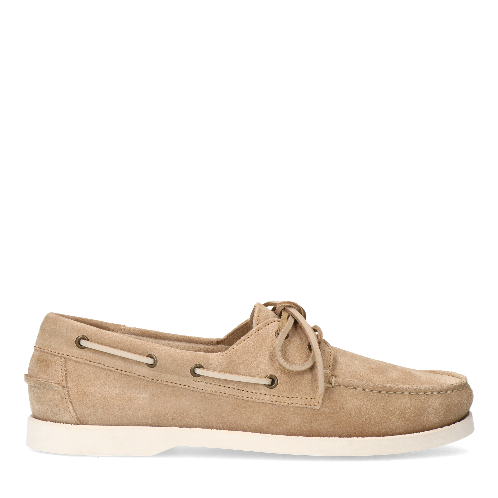 Beige suède bootschoenen