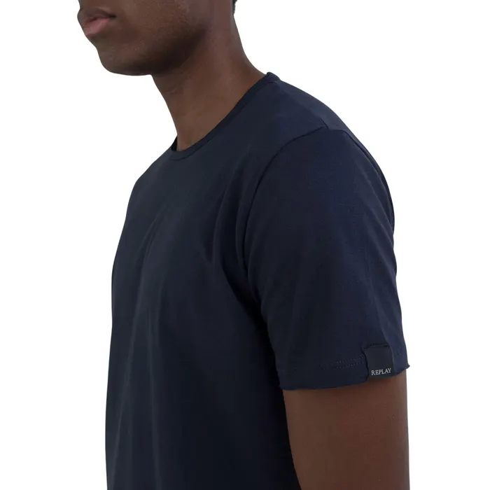 Replay Raw Cut Crew Shirt Heren