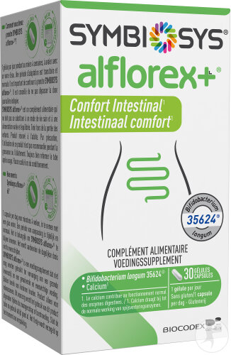 Symbiosys Alflorex+ Complément Alimentaire Confort Intestinal 30 Gélules