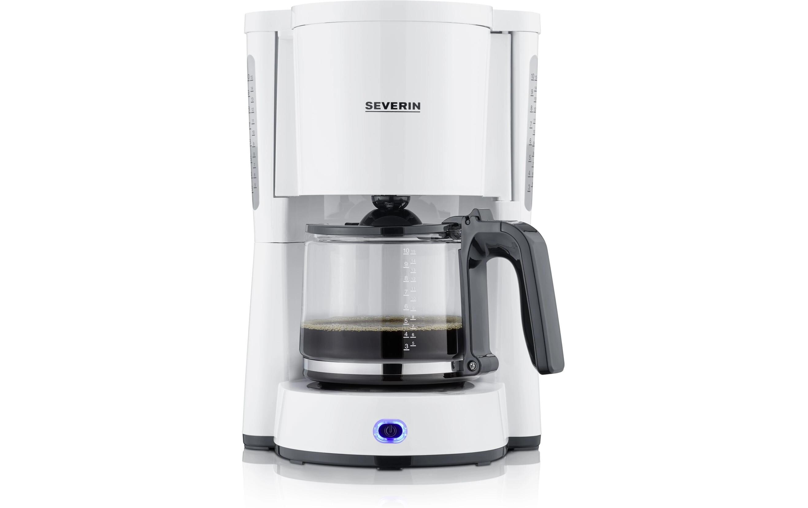 Filterkaffeemaschine KA 4816 WeissKaffeemaschine mit Glaskanne