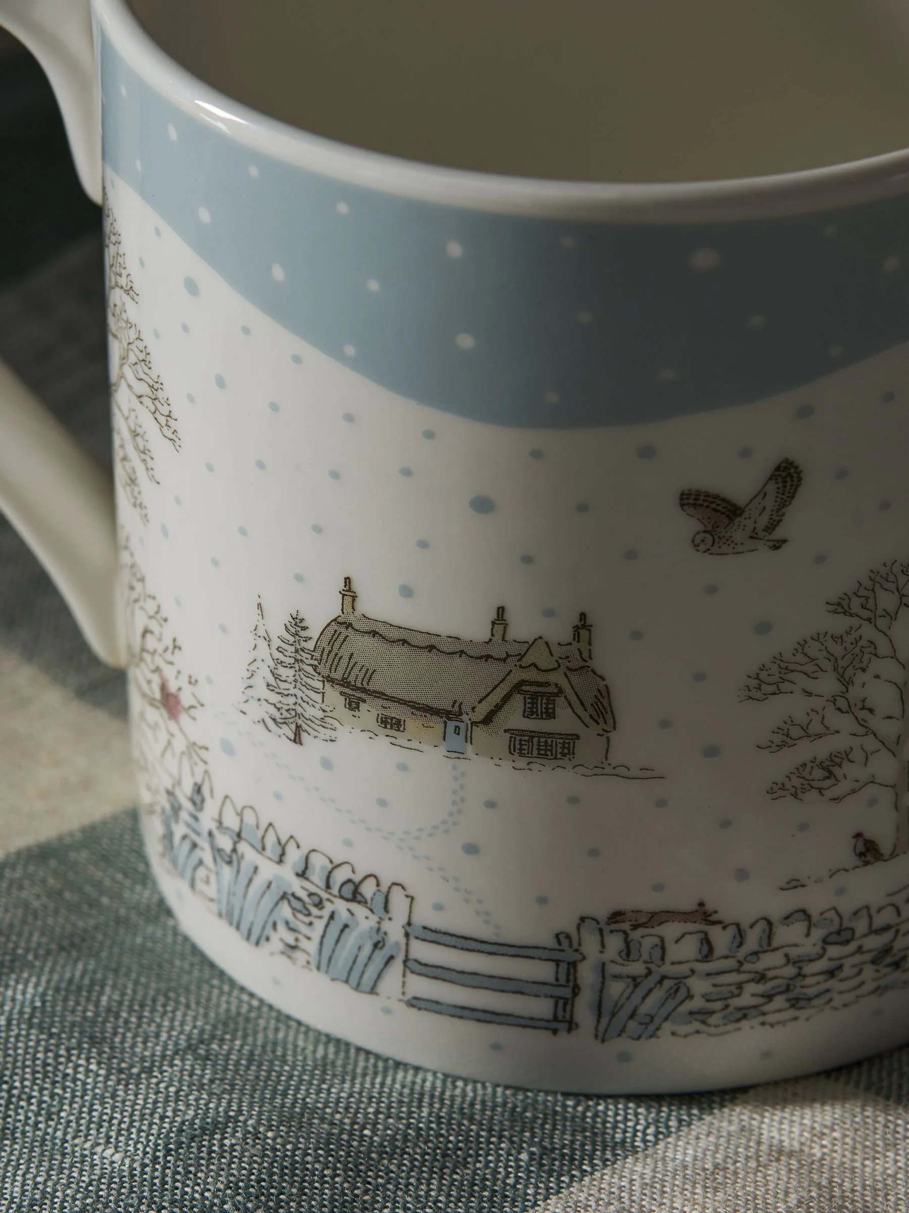 Sophie Allport Snowy Cottage Mug