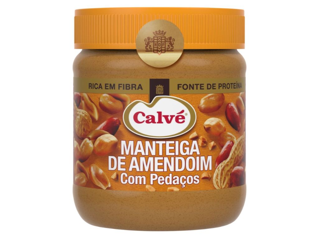 MANTEIGA CALVÉ AMENDOIM PEDAÇOS 350G