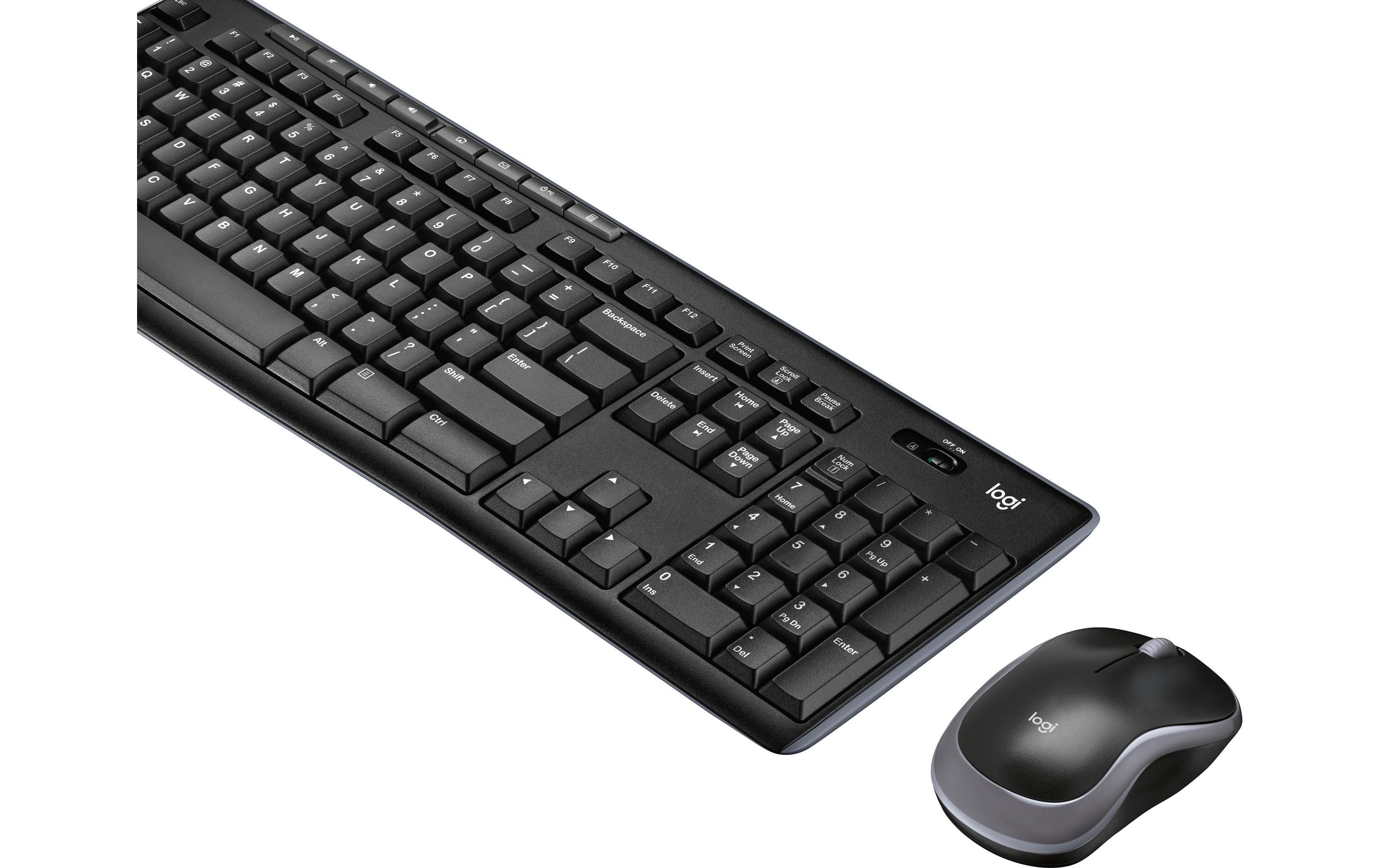 Tastatur-Maus-Set MK270 CH-LayoutKabelloses Tastatur-Maus-Set