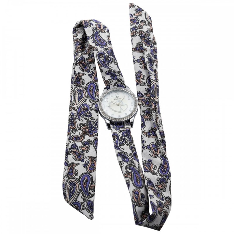 Montre Femme CHTIME bracelet Tissu Blanc