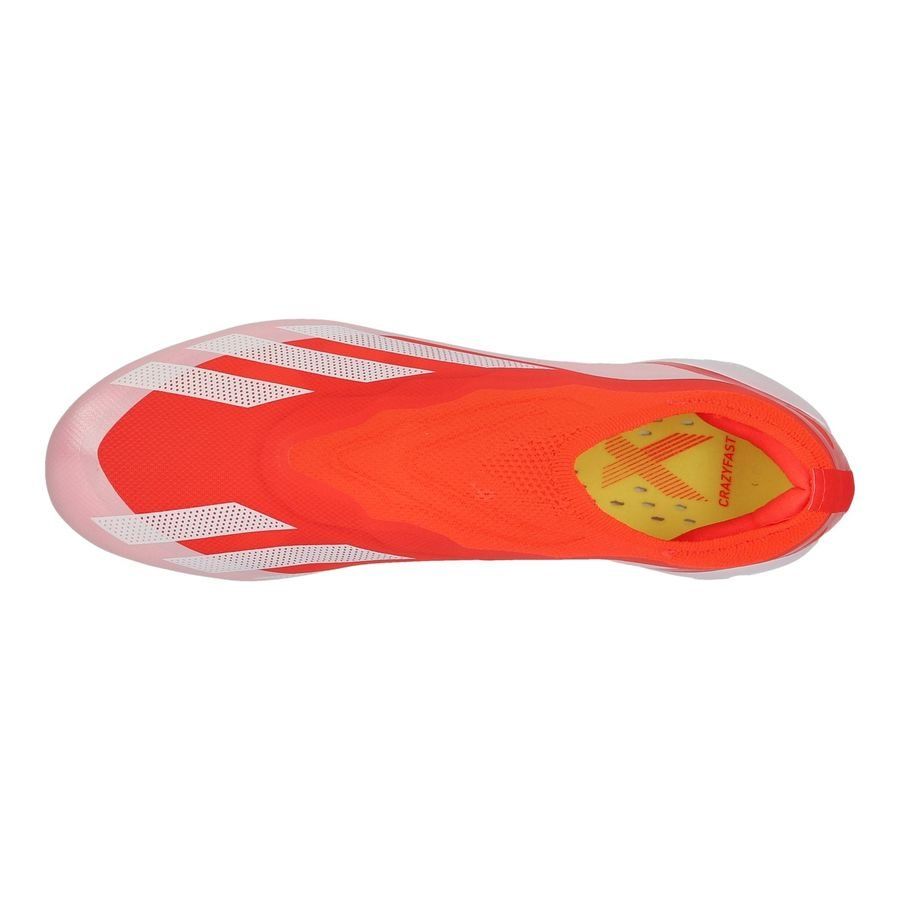 adidas X Crazyfast Elite Laceless FG Energy Citrus - Rouge/Blanc/Jaune