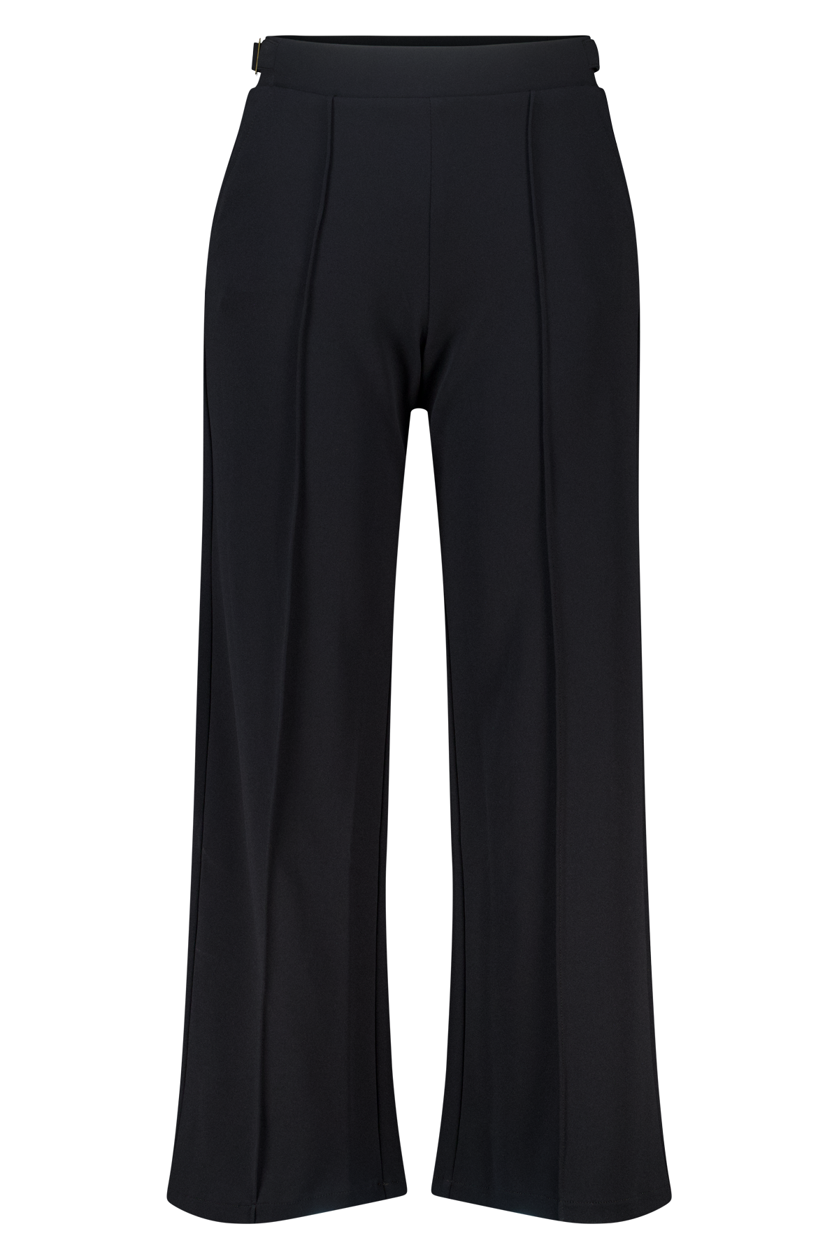 Rechtvallende broek met stretch Zwart