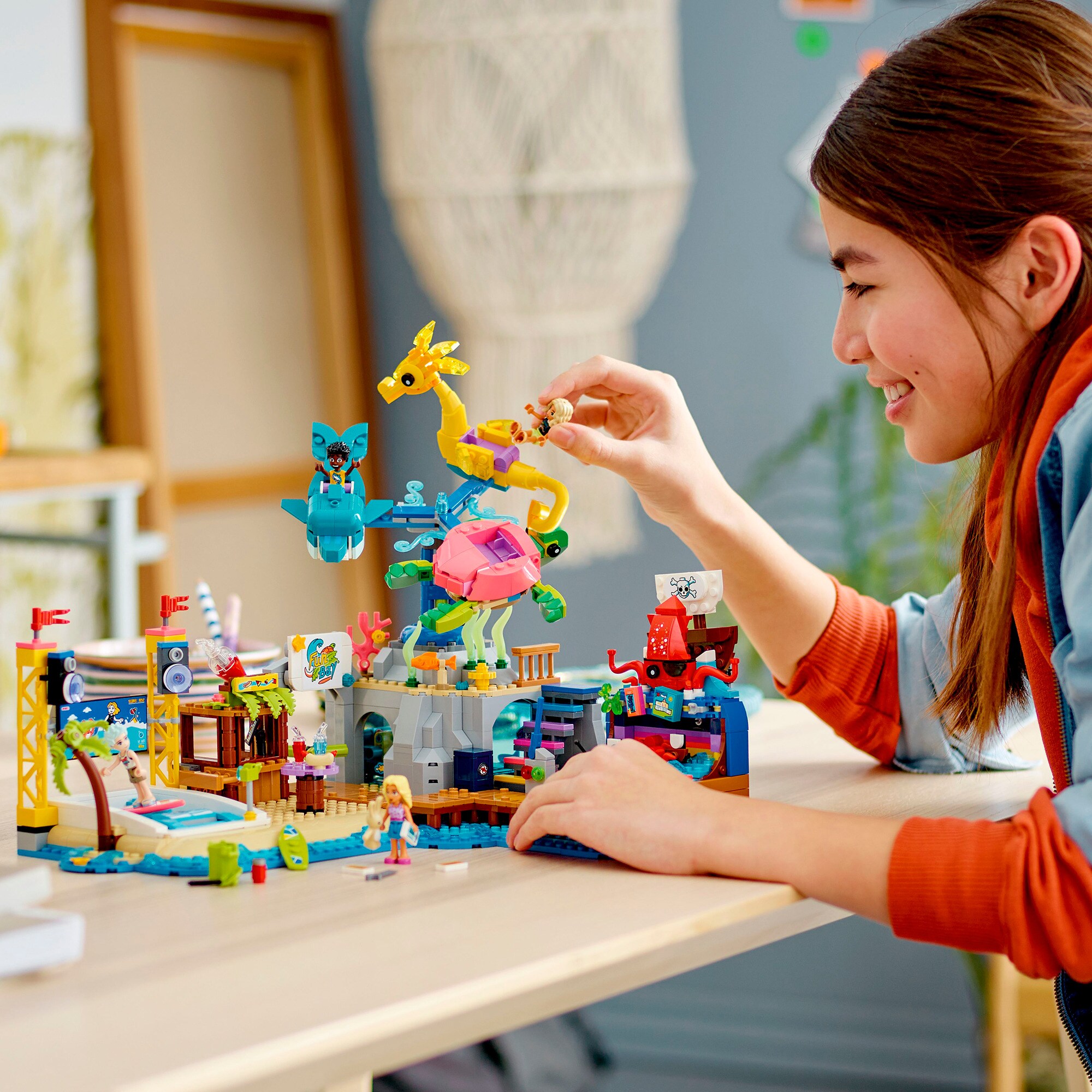 LEGO Konstruktionsspielzeug Friends Strand-Erlebnispark