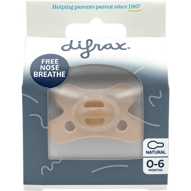 Difrax Fopspeen Naturel Earth Moonstone 0-6 Maanden