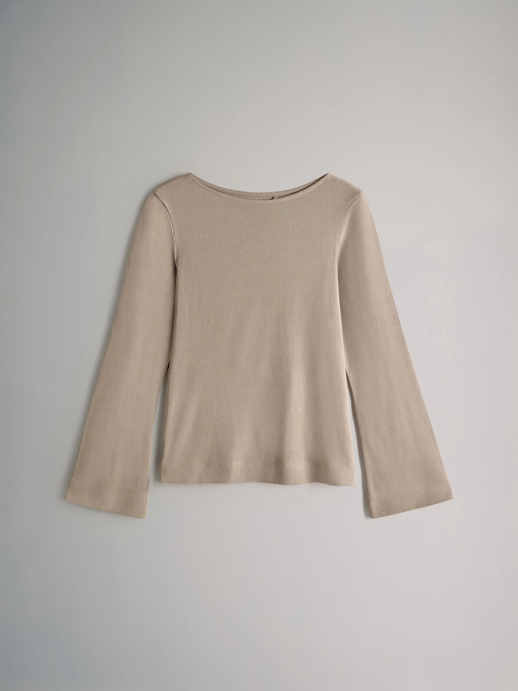 Zwart/chocoladebruin/neutraal - The Set 3 Pack Ribbed Flare Sleeve T-Shirts