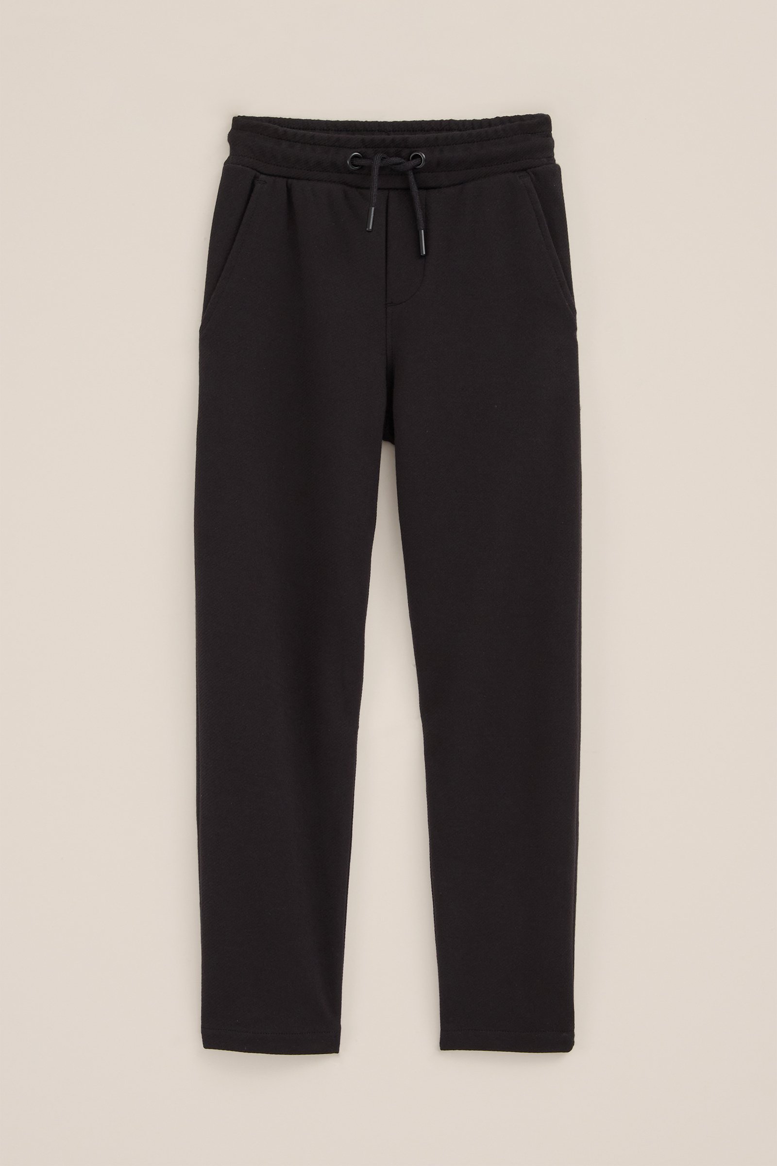 Jongens pantalon met structuur Blue Ridge Zwart