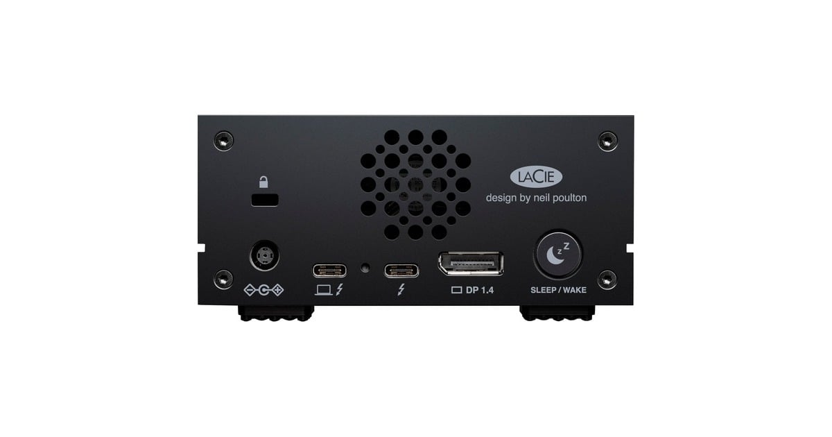 LaCie1big Dock 16 TB externe harde schijf  (Zwart, 2x Thunderbolt 3)