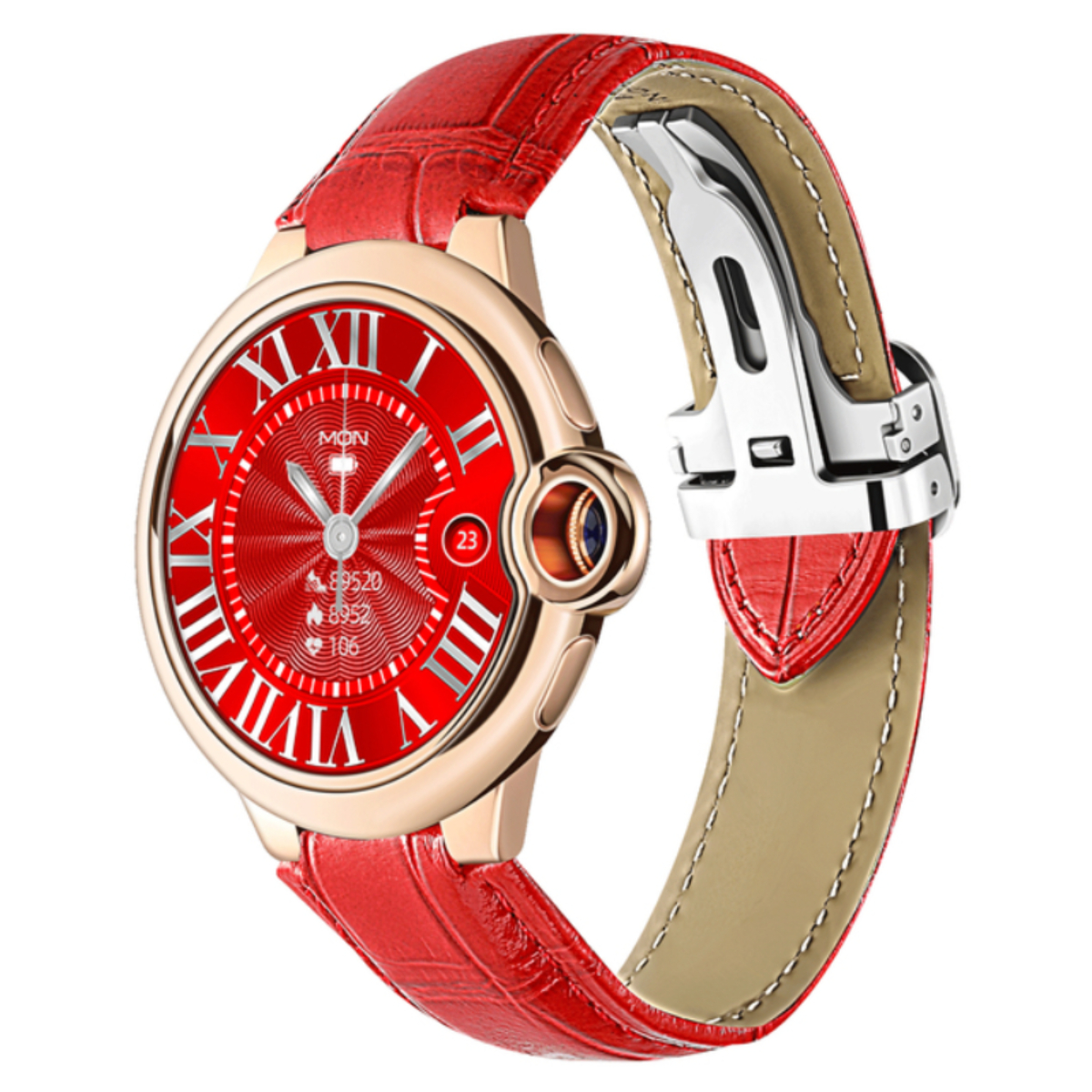 Relógio inteligente Klack Aw28 com tela sensível ao toque de 1,32