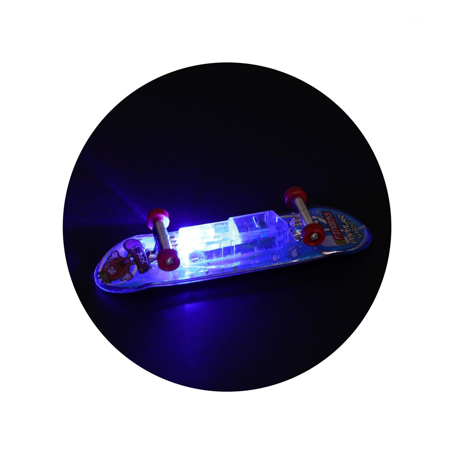 Vinger Skateboard met Licht en Extra wielen