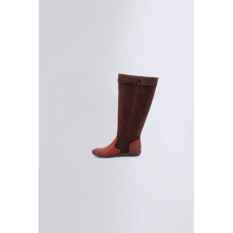HOHIGH ROUGE BORDEAUX BOTTES Cuir Femme