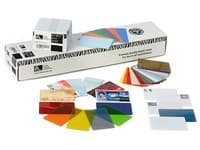 Zebra Premier - 30 mille - 100 stk PVC-kort med 3-Up løsrivbare nøkkellapper (en pakke 5) - for Zebra P330i, P330m, P430i
