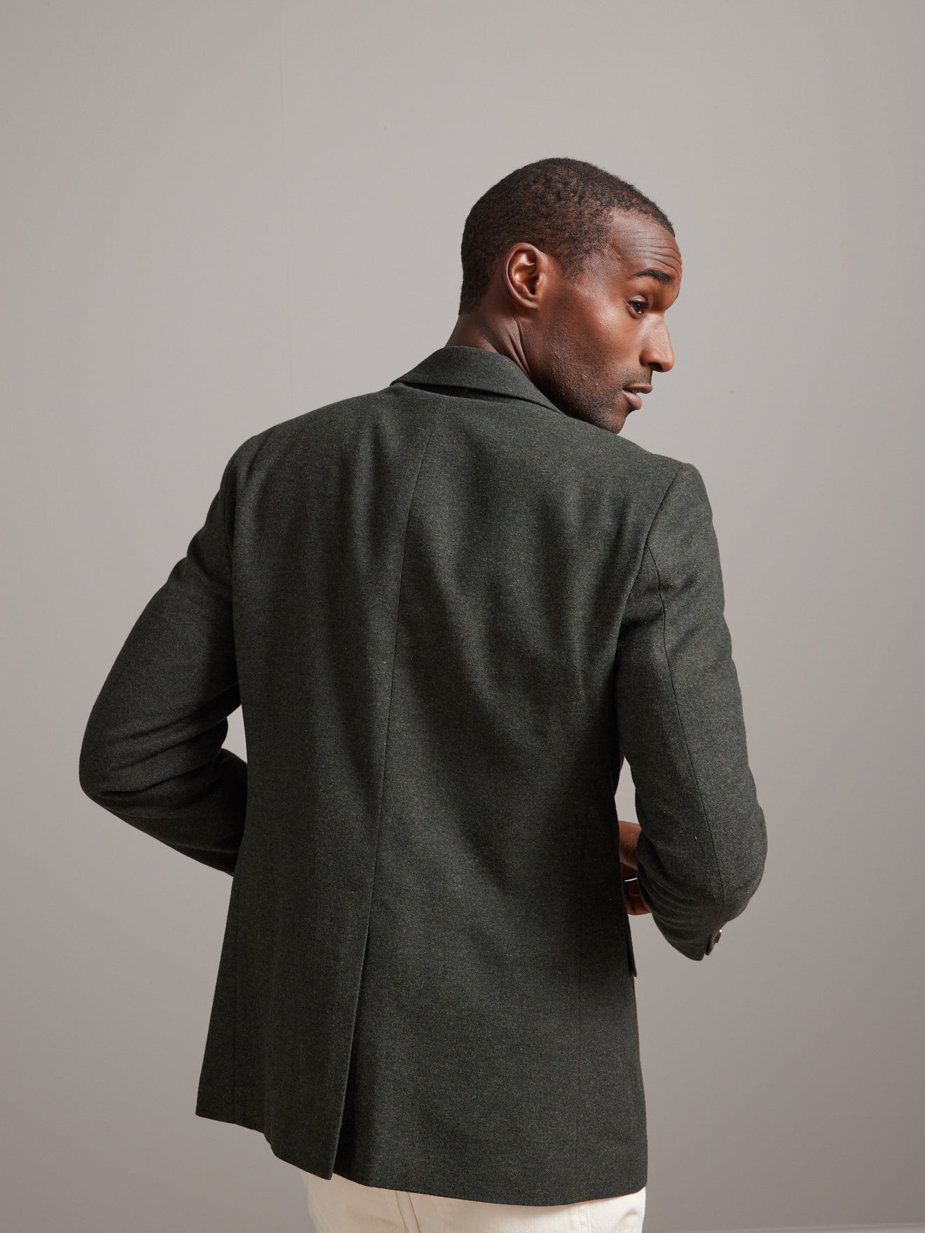 Blazer tissu caviar homme