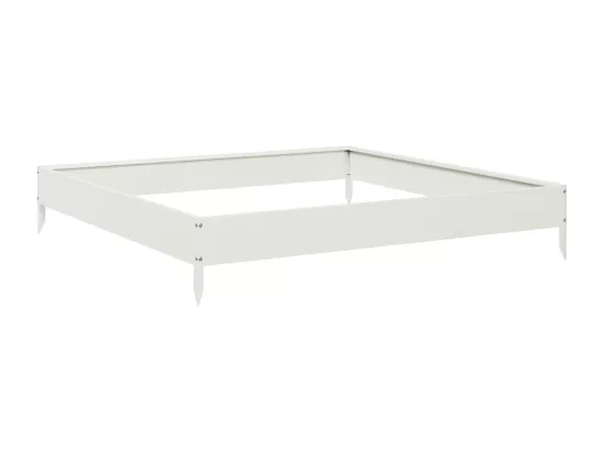 Jardinière bac lit surélevé blanche 100 x 100 x 45430 cm 02_0039256