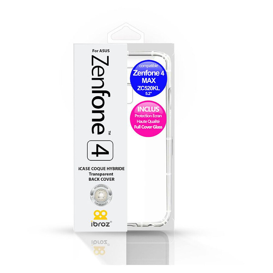 IBROZ Coque + Protection écran ZenFone 4 Max