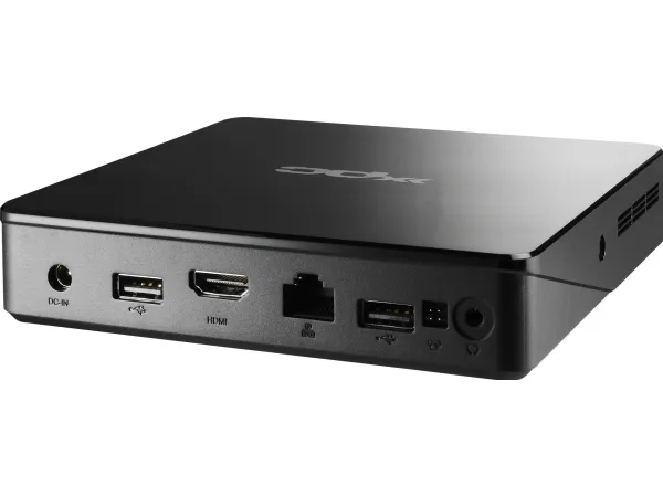 Shuttle XPC nano NS02AV2 - Android PC - mini PC 1 RK3368 op til - RAM 2 GB - flash - eMMC 16 GB - PowerVR SGX6110 - Gigabit Ethernet - Android 8.1 (Oreo) - skærm: ingen - sort