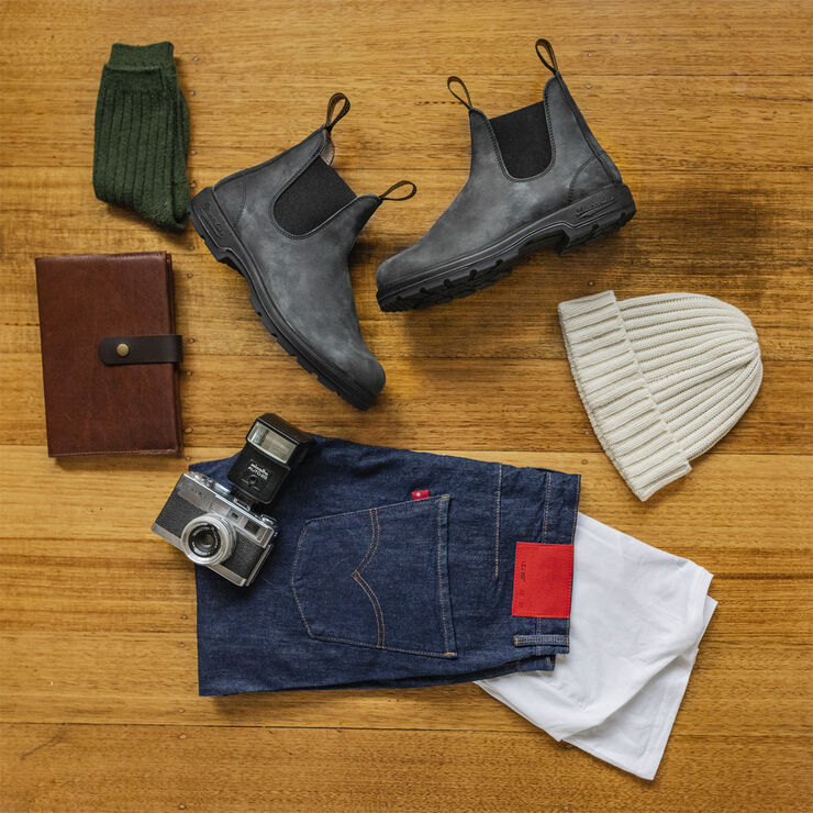 Blundstone BL 587 CLASSICS CHELSEA BOOT Rustic black