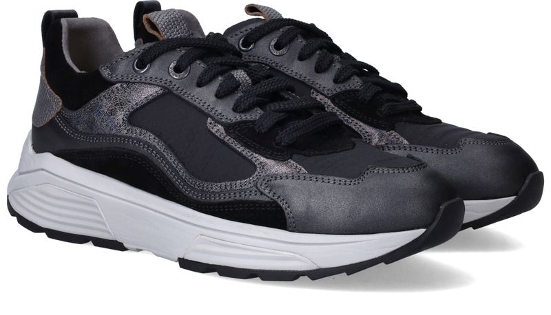 Xsensible Milau Stretchwalker Sneakers Zwart Dames