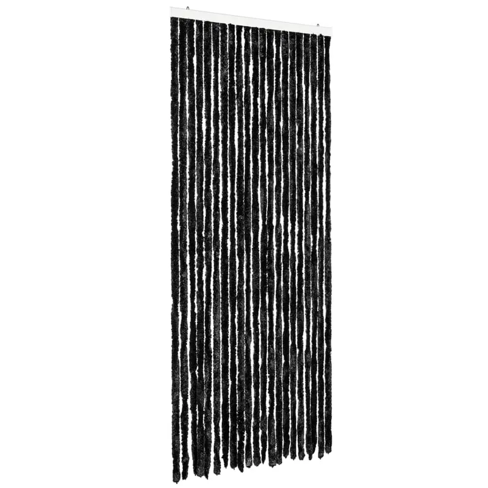 vidaXL - Insectengordijn - Antraciet - Polypropyleen - 90 x 220 cm