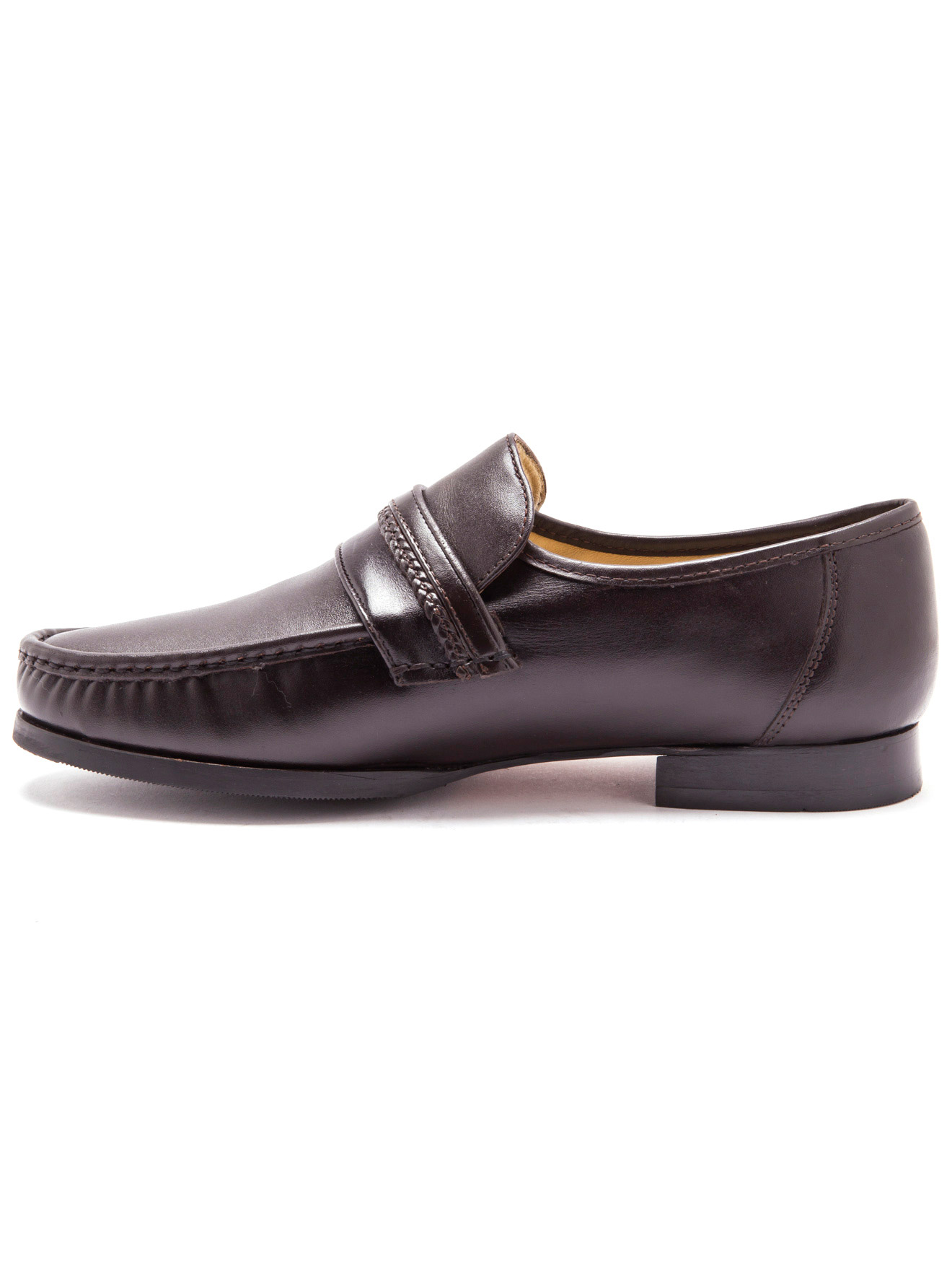 Mocassins cuir grande largeur