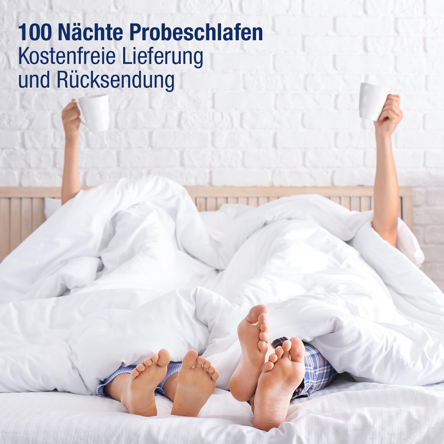 BeCo Matratze Royal Komfort Gel / 100 x 200 cm / H3 / 26 cm/Taschenfederkern mit Topper