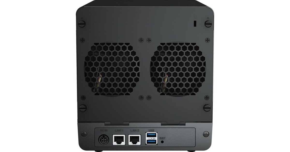 SynologyDiskStation DS423 nas  (Zwart, 2x RJ-45, 2x USB-A 3.2 (5 Gbit/s))