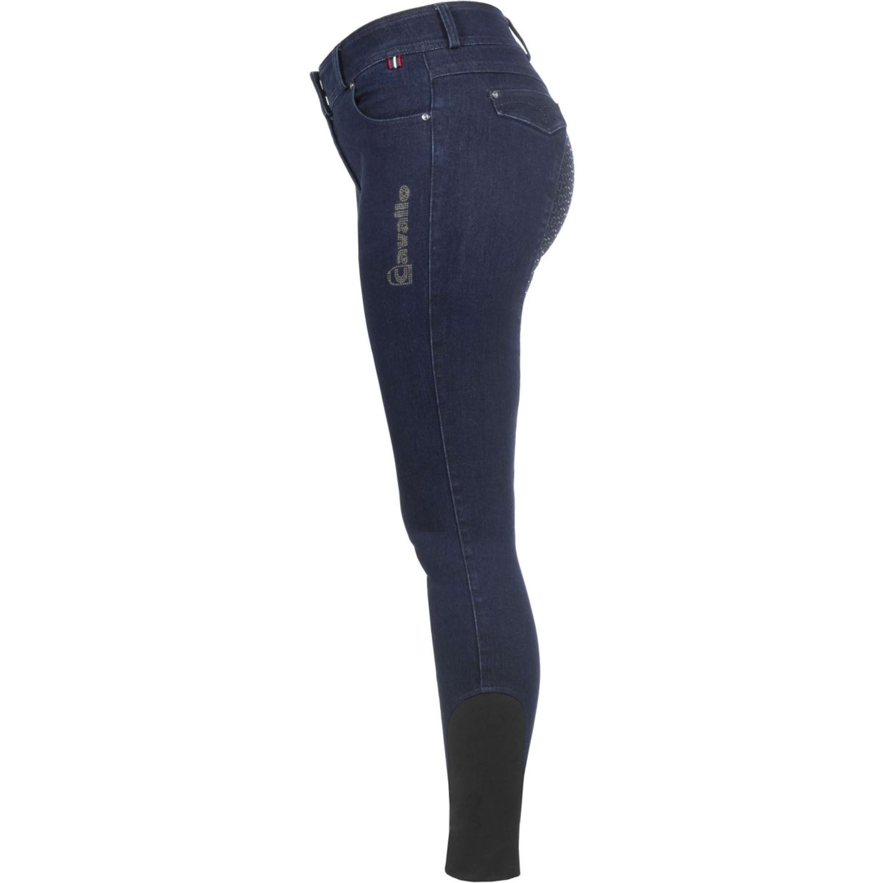 Cavallo Rijbroek Cavalcoline Full Grip Blauw Denim