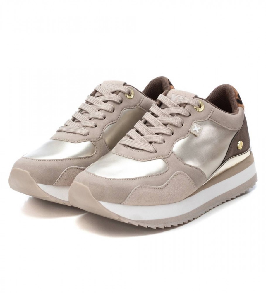 Tênis Xti 142034 Dourado