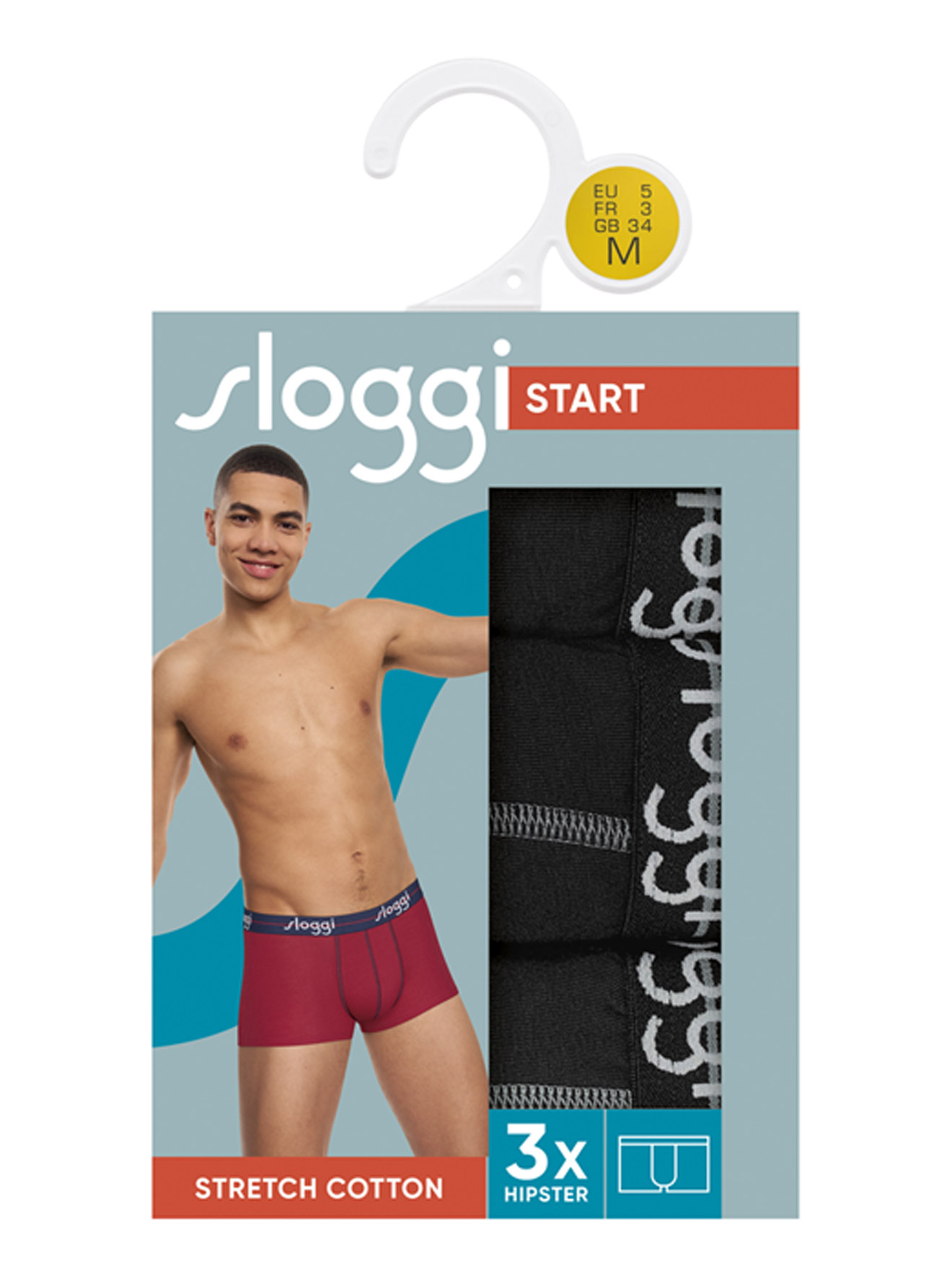Lot de 3 boxers Start Hipster