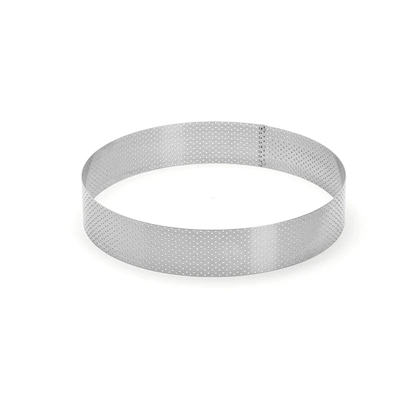 Cercle perforé inox 24 cm De Buyer