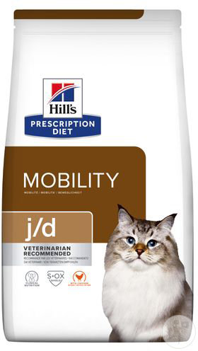 Hill's Pet Nutrition Prescription Diet J/D Mobility Aliment Pour Chat Au Poulet 3kg