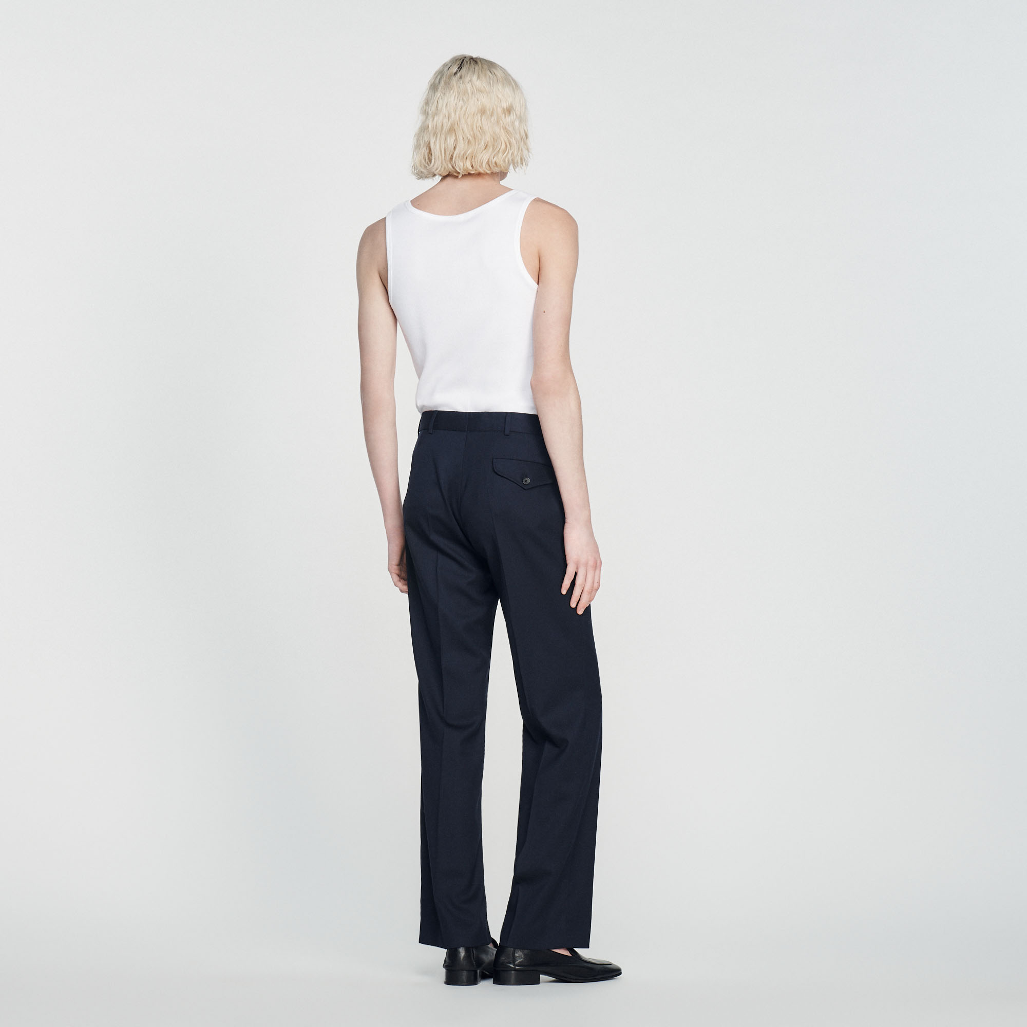 Pantalon de costume en laine