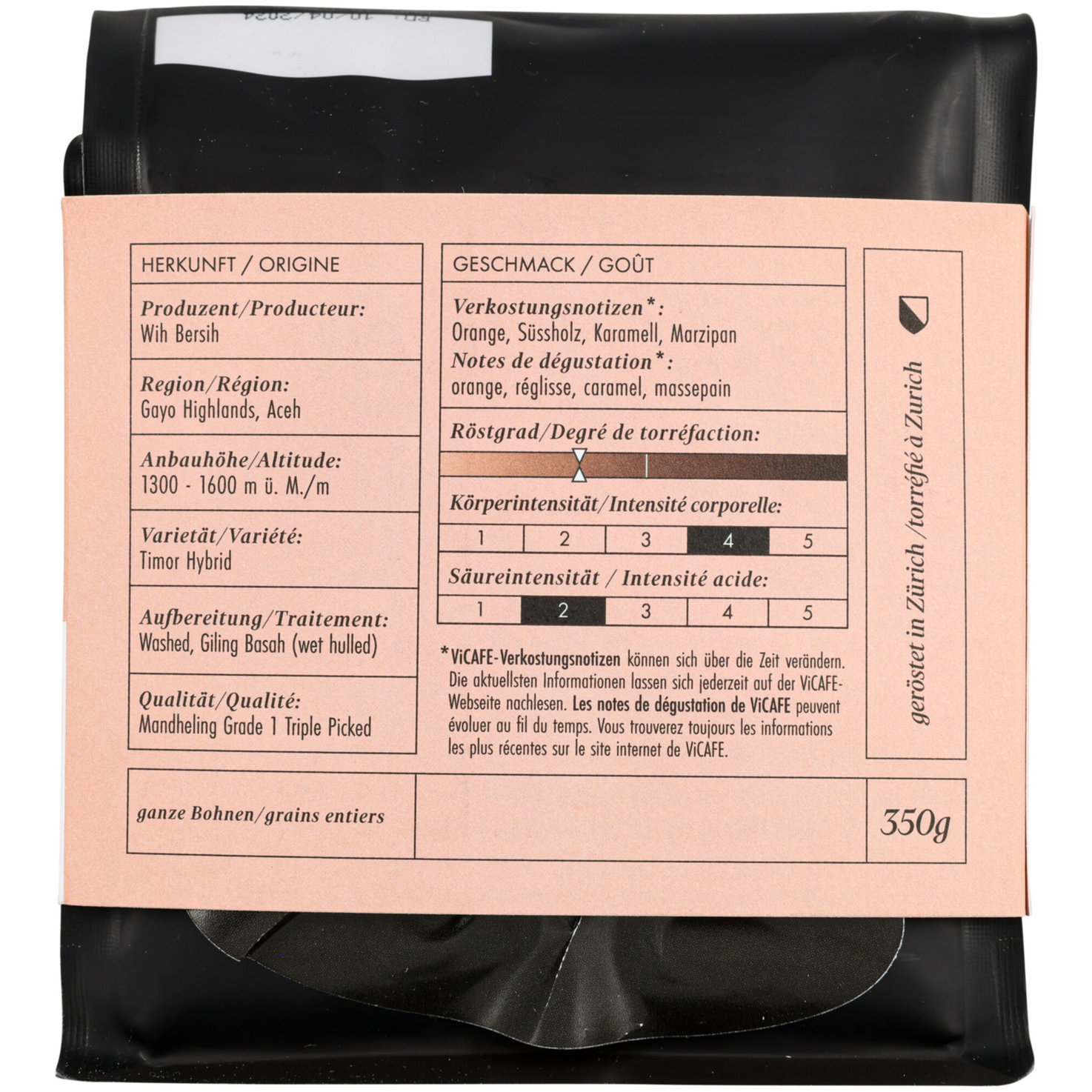 Vicafe Bohnenkaffee Orang-Utan