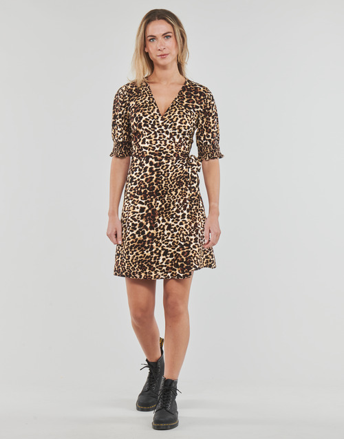 Pieces - PCTALA 2/4 WRAP  DRESS - Léopard