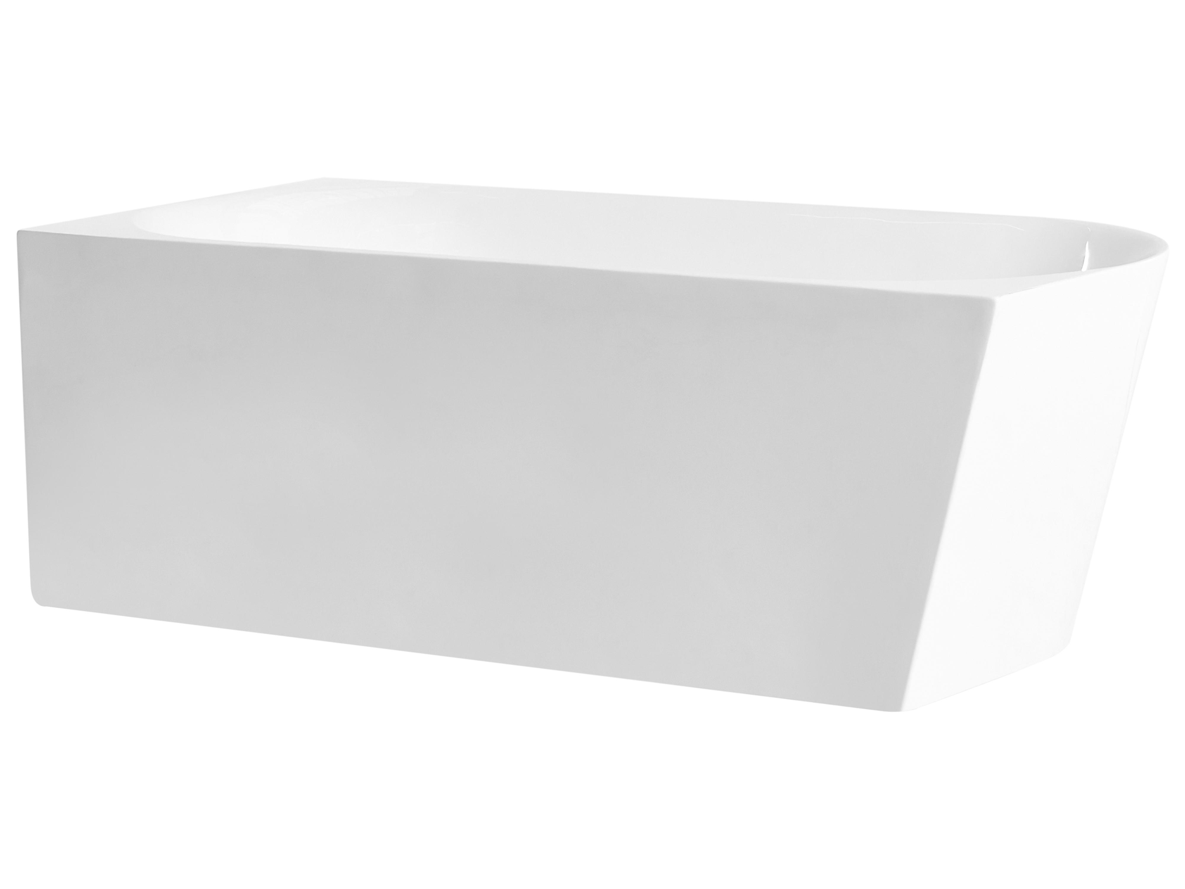 Hoekbad RENACA linkszijdig 170 x 79 cm Wit
