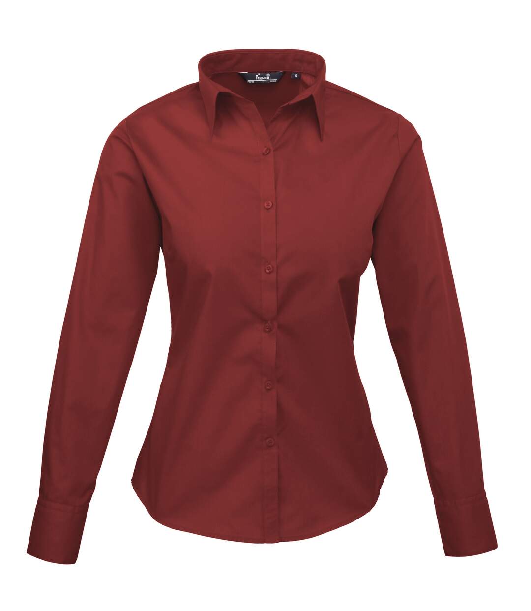 Premier - Chemisier à manches longues - Femme (Bordeaux) - UTRW1090