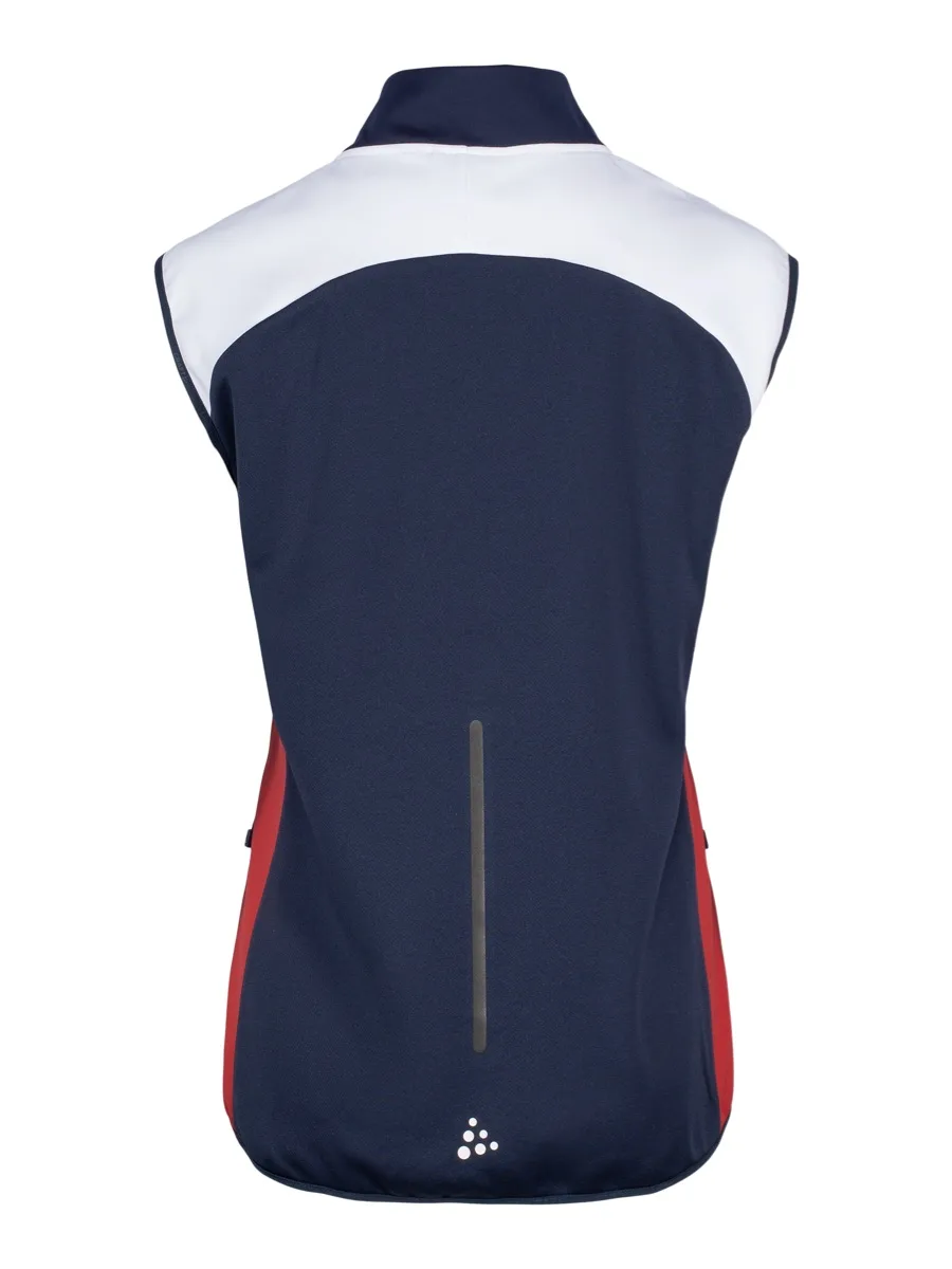 Craft NOR Adv Craft Nordic Ski Club Vest W Blaze-White