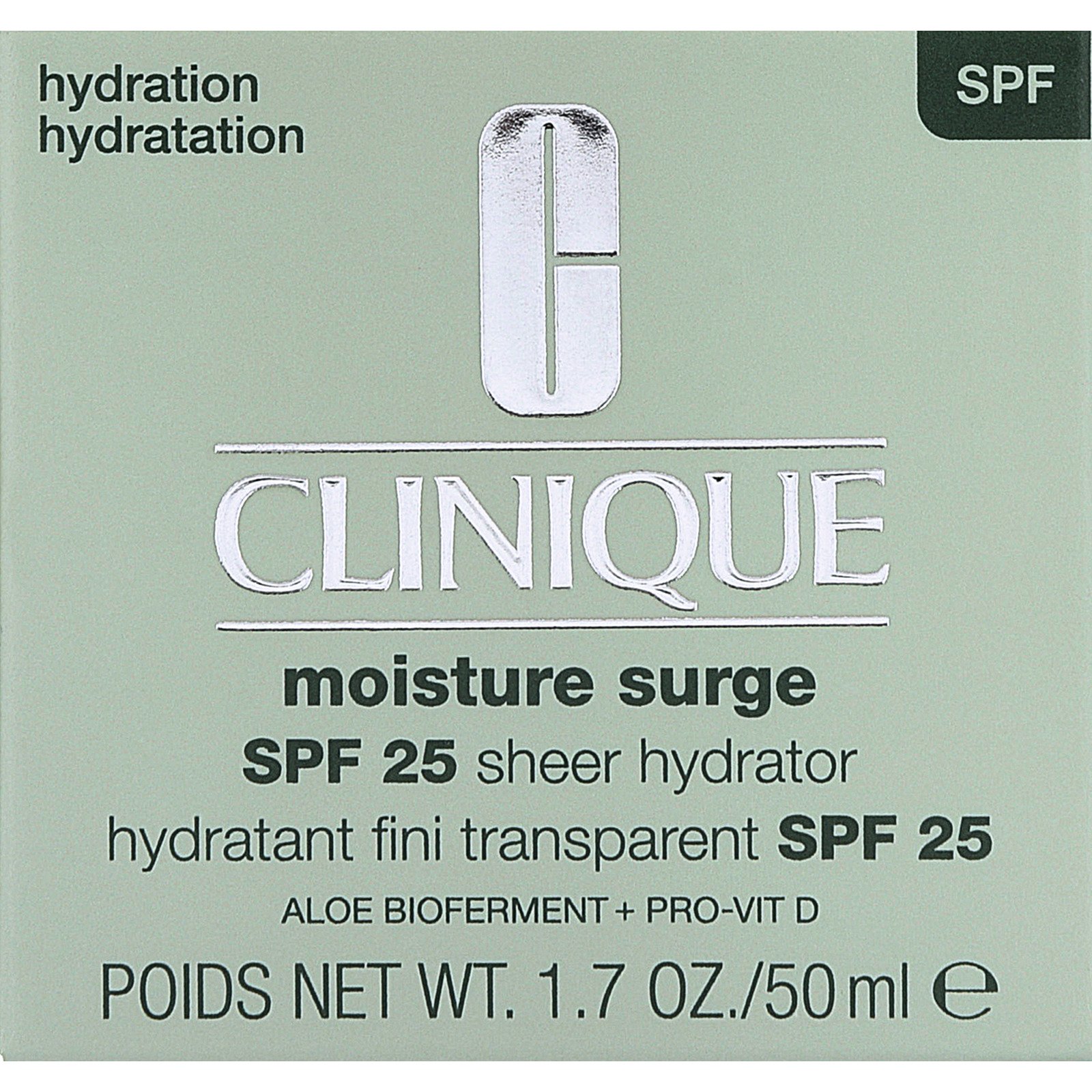 Clinique MS SPF25 sheer hydrator 50ml