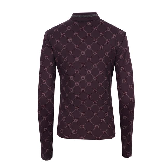Trainingsshirt Montar MOMartina All Over Monogram Donkerpaars