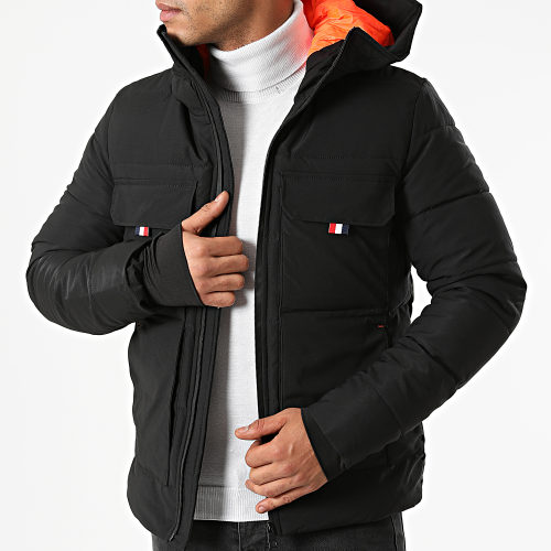 Veste Zippée A Capuche 5073KY Noir