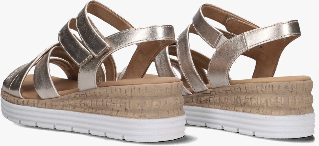 beige gabor sandalen met hak 702.2