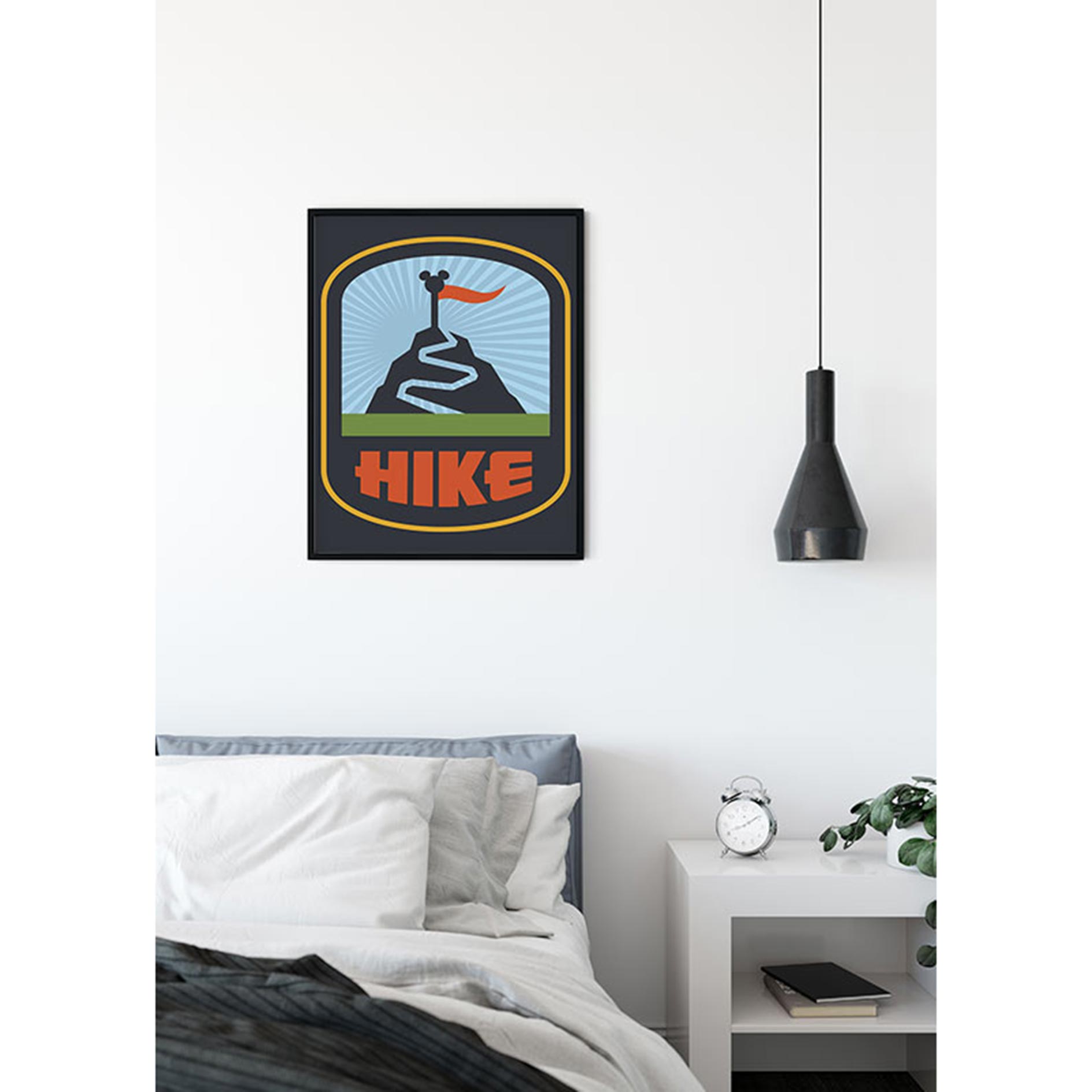 Wandbild MICKEY MOUSE HIKE - bunt - 50x70 cm