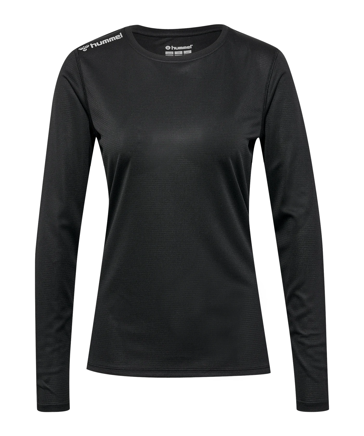 Hummel Run Trikot langarm Damen Schwarz F2001